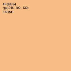 #F6BE84 - Tacao Color Image