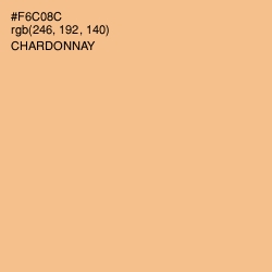 #F6C08C - Chardonnay Color Image