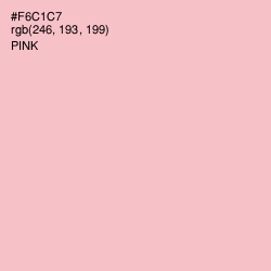 #F6C1C7 - Pink Color Image