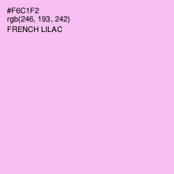 #F6C1F2 - French Lilac Color Image