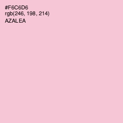 #F6C6D6 - Azalea Color Image