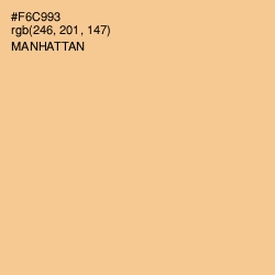 #F6C993 - Manhattan Color Image