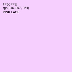 #F6CFFE - Pink Lace Color Image