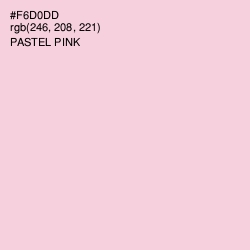 #F6D0DD - Pastel Pink Color Image