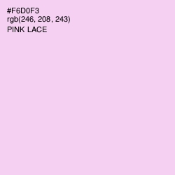 #F6D0F3 - Pink Lace Color Image