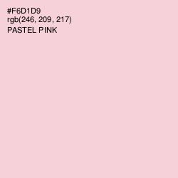 #F6D1D9 - Pastel Pink Color Image