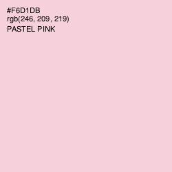 #F6D1DB - Pastel Pink Color Image