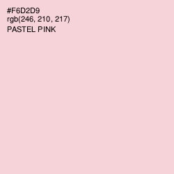 #F6D2D9 - Pastel Pink Color Image