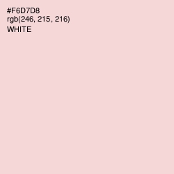 #F6D7D8 - Vanilla Ice Color Image
