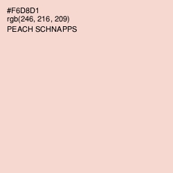 #F6D8D1 - Peach Schnapps Color Image