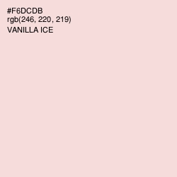 #F6DCDB - Vanilla Ice Color Image