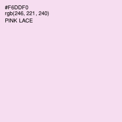 #F6DDF0 - Pink Lace Color Image