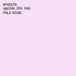 #F6E0F6 - Pale Rose Color Image