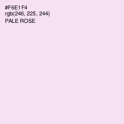 #F6E1F4 - Pale Rose Color Image