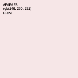 #F6E6E8 - Prim Color Image