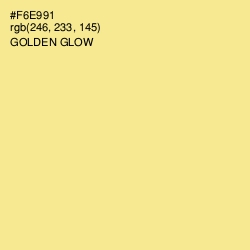 #F6E991 - Golden Glow Color Image