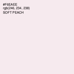 #F6EAEE - Soft Peach Color Image