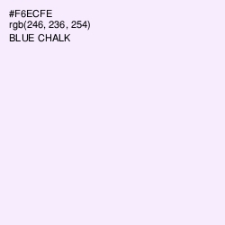 #F6ECFE - Blue Chalk Color Image