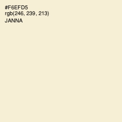 #F6EFD5 - Janna Color Image