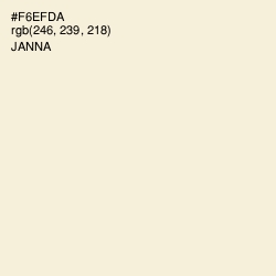 #F6EFDA - Janna Color Image