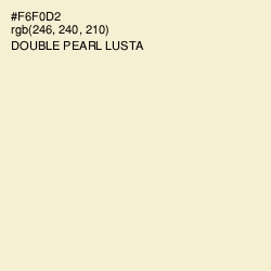 #F6F0D2 - Double Pearl Lusta Color Image
