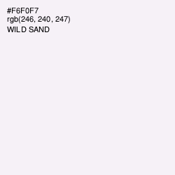 #F6F0F7 - Wild Sand Color Image