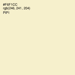 #F6F1CC - Pipi Color Image