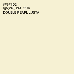 #F6F1D2 - Double Pearl Lusta Color Image