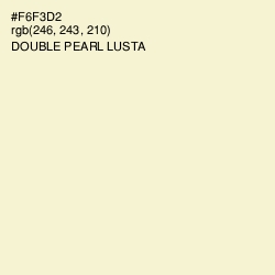 #F6F3D2 - Double Pearl Lusta Color Image
