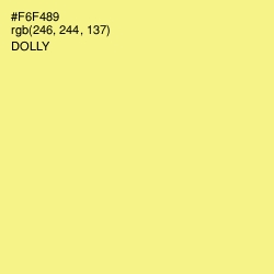 #F6F489 - Dolly Color Image