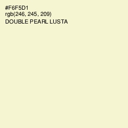 #F6F5D1 - Double Pearl Lusta Color Image