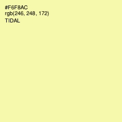 #F6F8AC - Tidal Color Image