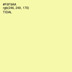 #F6F9AA - Tidal Color Image