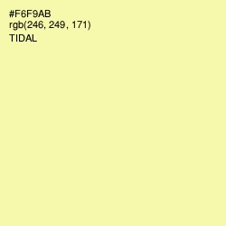 #F6F9AB - Tidal Color Image