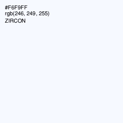 #F6F9FF - Zircon Color Image