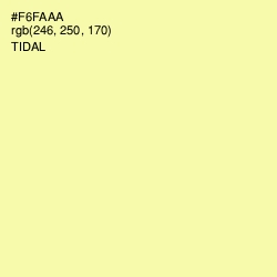 #F6FAAA - Tidal Color Image