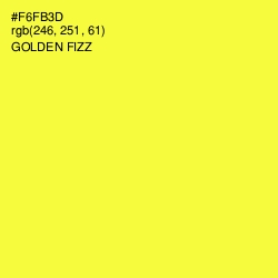 #F6FB3D - Golden Fizz Color Image