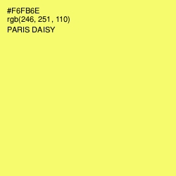 #F6FB6E - Paris Daisy Color Image