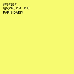 #F6FB6F - Paris Daisy Color Image