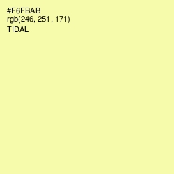 #F6FBAB - Tidal Color Image