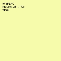 #F6FBAC - Tidal Color Image