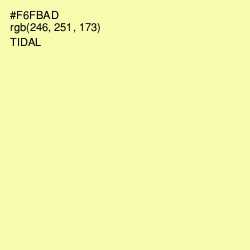 #F6FBAD - Tidal Color Image