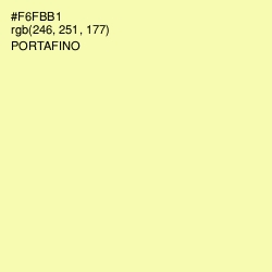 #F6FBB1 - Portafino Color Image