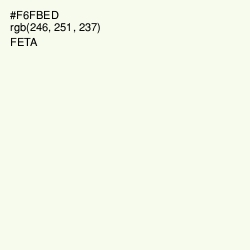 #F6FBED - Feta Color Image
