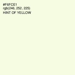 #F6FCE1 - Hint of Yellow Color Image