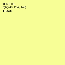 #F6FE95 - Texas Color Image