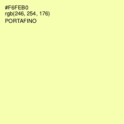 #F6FEB0 - Portafino Color Image