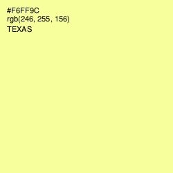 #F6FF9C - Texas Color Image