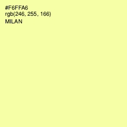 #F6FFA6 - Milan Color Image