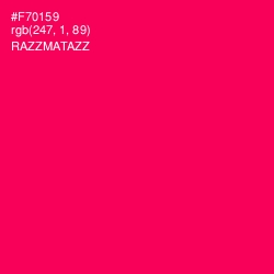 #F70159 - Razzmatazz Color Image